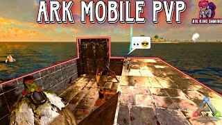 ARK MOBILE PVP / RAFT BASE BUILD AND RAID BASE OP LOOT AND MERE....