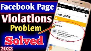 How to remove facebook page violations |  Facebook issue warning account | Facebook2022