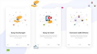 Flutter Onboarding UI Concept