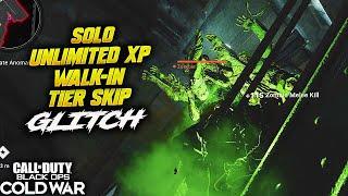 *NEW* COLD WAR ZOMBIES SOLO WALK-IN UNLIMITED XP TIER SKIP GLITCH AFTER PATCH 1.22!