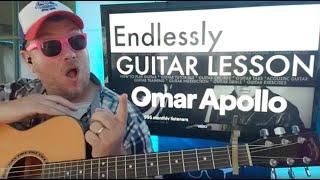 How To Play Endlessly - Omar Apollo Guitar Tutorial (Beginner Lesson!)