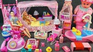 18 Minutes Satisfying with Unboxing Cute Barbie Home Toys,Barbie Bedroom Collection Review | ASMR