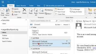 How to attach an email in Outlook
