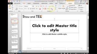 #48 Creating a PowerPoint Template