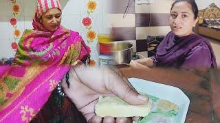 ਮੇਸੂ ਬਣਾਏ ਪਿਹਲੀ ਵਾਰ Maysore pak Simran food vlog.