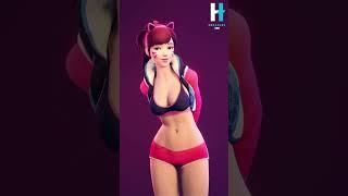 Dva |  #3danimation #cosplay #viral #animation