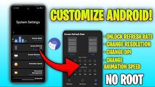 Customize Your Android With Sam Helper + Shizuku | No Root! - Change Resolution, Refresh Rate, etc..