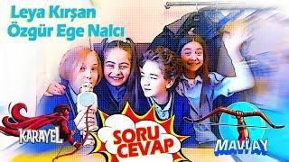 Tozkoparan Setinde LEYA KIRŞAN ve ÖZGÜR EGE NALCI ile Soru Cevap :)