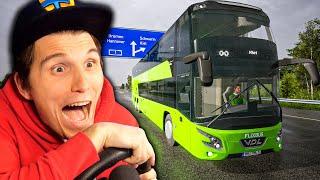 Notbremsung auf der AUTOBAHN! (mit dem neuen LUXUS Doppeldecker)  (Flixbus) Fernbus Simulator