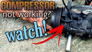 Paano mag - OVERHAUL ng Compressor | Remedyo sa Sirang Car Aircon Compressor |