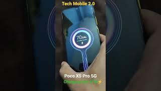 Poco X5 Pro 5G Charging Test  Poco X5 Pro 5G 67W Charging Test  Charging test #shorts #ytshorts