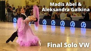 Madis Abel & Aleksandra Galkina | Solo Viennese Waltz | Final European Championship 2022