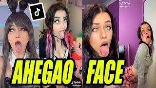 AHEGAO - TIK TOK (Ahegao Face challenge, compilation)