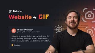 How to Make a Scrolling GIF Out of ANY Website