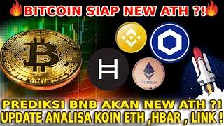 BITCOIN REBOUND SIAP NEW ATH ?! ANALISA KOIN BNB , ETH , LINK , HBAR KUAT SAMPE MANA ?!