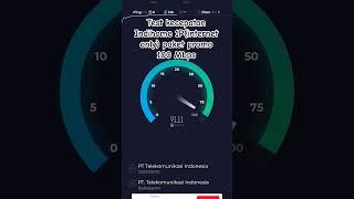 Speed Test Bandwidth Indihome 100 Mbps