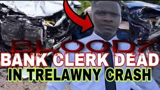 21y-o Bank teller dead in TRELAWNY cra$h️st ann robbers caught on camera
