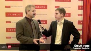 President and Founder of DocSolid Steve Irons on KwikTag Legal: LXBN TV at LegalTech NY '12