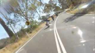 V-Max ride on Boonah/Rathdowney Road with Vagabonds M.C.