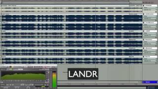 CloudBounce mastering comparison with LANDR, human studio master, Masterlizer, eMastered and Maztr