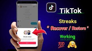 Tiktok par streak wapas kaise laye | How to restore TikTok streaks | How to recover TikTok streaks