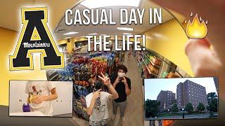 A CASUAL DAY IN THE LIFE AT APP STATE! (classes, friends, food)