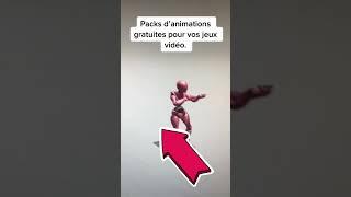 Packs d’animations gratuites pour vos jeux video #gamdesign #ue5 #unrealengine #unity #animations #g