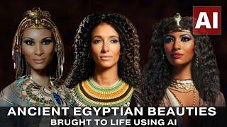 Ancient Egyptian Beauties Brught to Life Using AI