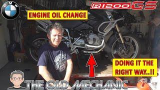 ‍ BMW R1200GS Engine Oil Change | Step-by-Step Guide by The Old Mechanic PART 1‍