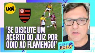 MAURO CEZAR DETONA POLÊMICA: 'É ABSURDO QUE SE DISCUTA UM ACERTO DO ÁRBITRO POR ÓDIO AO FLAMENGO!'