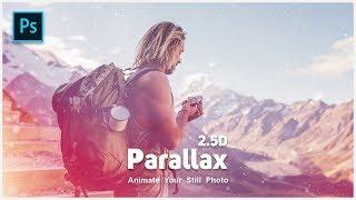 2.5D Parallax Animation Effects In Adobe Photoshop Cc | Animate Your Still Photo