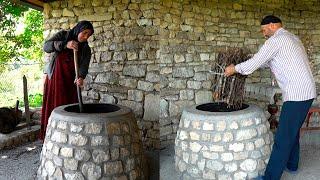 Dagestan Family everyday life in village. How people live in Russia today