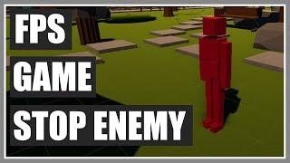 Stop Enemy When Close To Player - FPS Game In Unity - Part 57