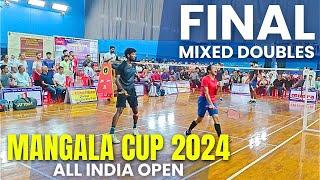 DANIEL FARID/AMRUTHA VS GAJENDRAN/GAGANA - MANGALA CUP 2024 | ALL INDIA OPEN MIXED DOUBLES FINAL