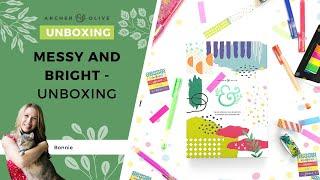 Archer and Olive UNBOXING | Messy & Bright Holiday Stationery Box