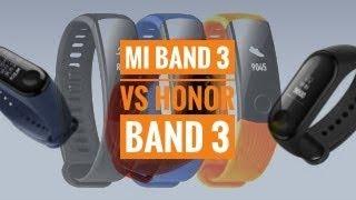 Mi band 3 vs honor band 3 video