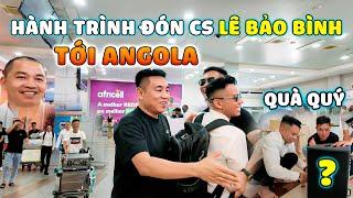 Quanglinhvlogs || Hành Trình Đi Đón Ca Sĩ Lê Bảo Bình, Nam Hoàng, Tony Quý, Tiến Nguyễn Tới Angola.