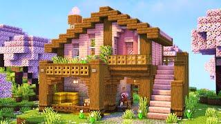 Minecraft | How to build a Cherry Blossom House | Tutorial