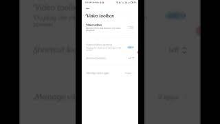 How To Enable Video ToolBox For Special effects and fetures For Video Redmi Note 8 | #Shorts