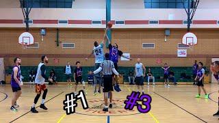 We beat the Number 1 Seed in the League ! Mens Basketball League Highlights !