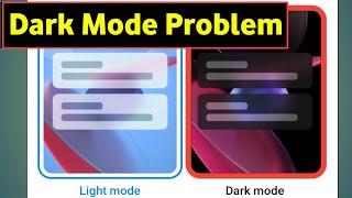Redmi Dark Mode Problem | Redmi Dark Mode Setting | Mi Dark Mode Problem | Mi Dark Mode Settings