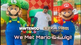 Lifelong Nintendo Fan Meets Mario & Luigi At Super Nintendo World Universal Studios Hollywood