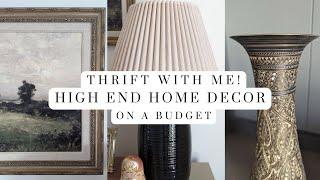 Thrift With me \ High End Decor on a Budget \ Goodwill Affordable and Aesthetic Home Decor