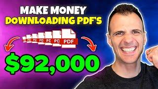 How I Made $92,000 Using FREE PDFs (As a Total Beginner) | Make Money Online