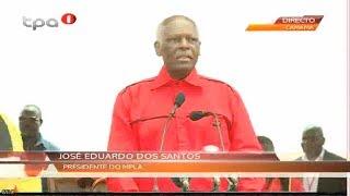 José Eduardo Dos Santos   Presidente do MPLA discursa no último acto de massas em Luanda "Eleiçõ