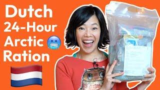 HUGE Arctic Dutch Ration Contains 24 Hours Worth of Food?   Netherlands MRE