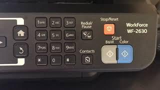 How to change ink cartridge for Epson workforce WF-2630