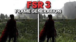 AMD FSR 3 Frame Generation Comparison in Forspoken | RTX 4080