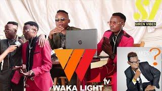 Landry Promoter na Imbecile cameraman basezeye Waka Light TV imbere y'isinzi ry'abamenyeshamakuru