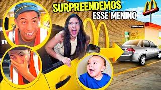 PEDI TUDO QUE O CARRO DA FRENTE PEDIU NO DRIVE THRU! *emocionante* 